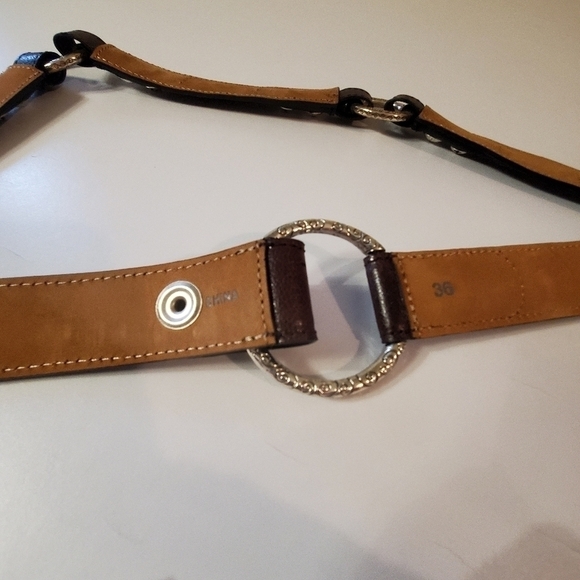 BRIGHTON "U Rock" Leather Harness Belt - Picture 4 of 9